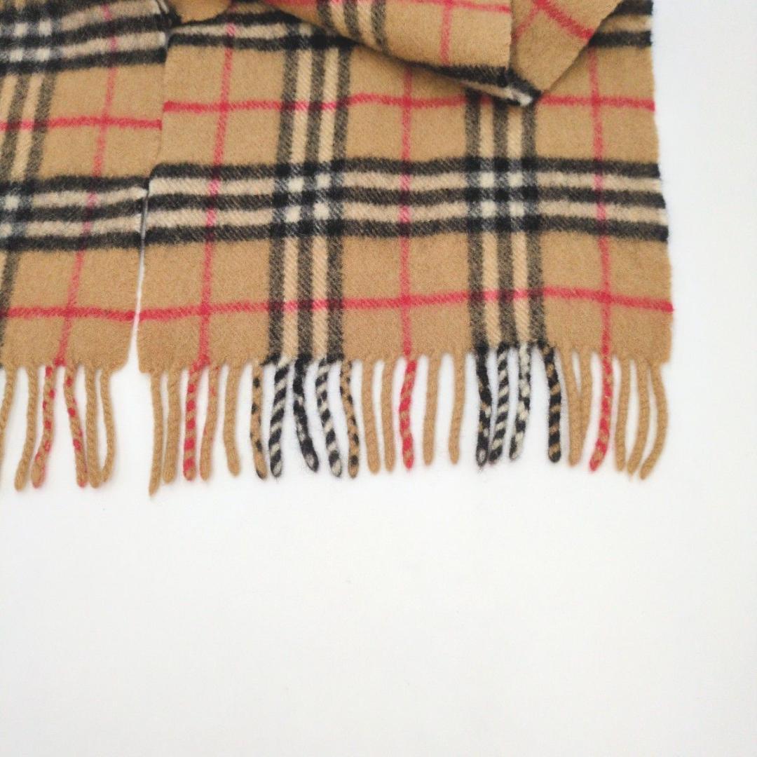 極美品 BURBERRY ラムウール100 ノバチェック 近年タグ バーバリー