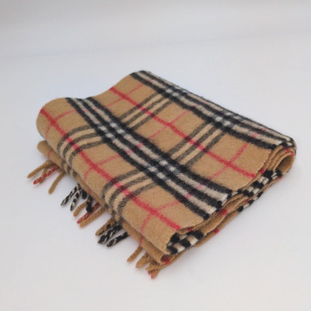 極美品 BURBERRY ラムウール100 ノバチェック 近年タグ バーバリー
