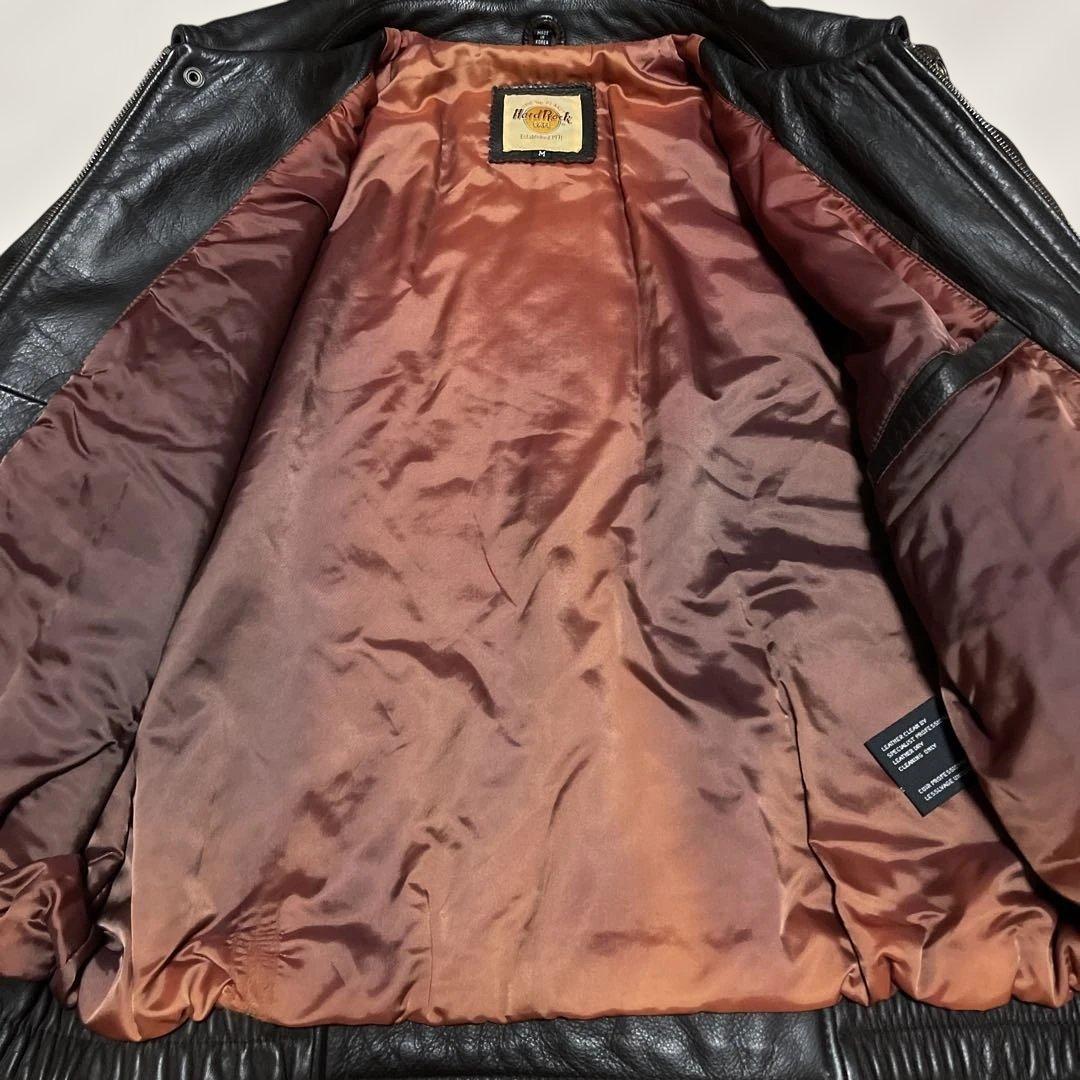 Used 90’sHardRockCafe PARISブラウンレザージャケットM
