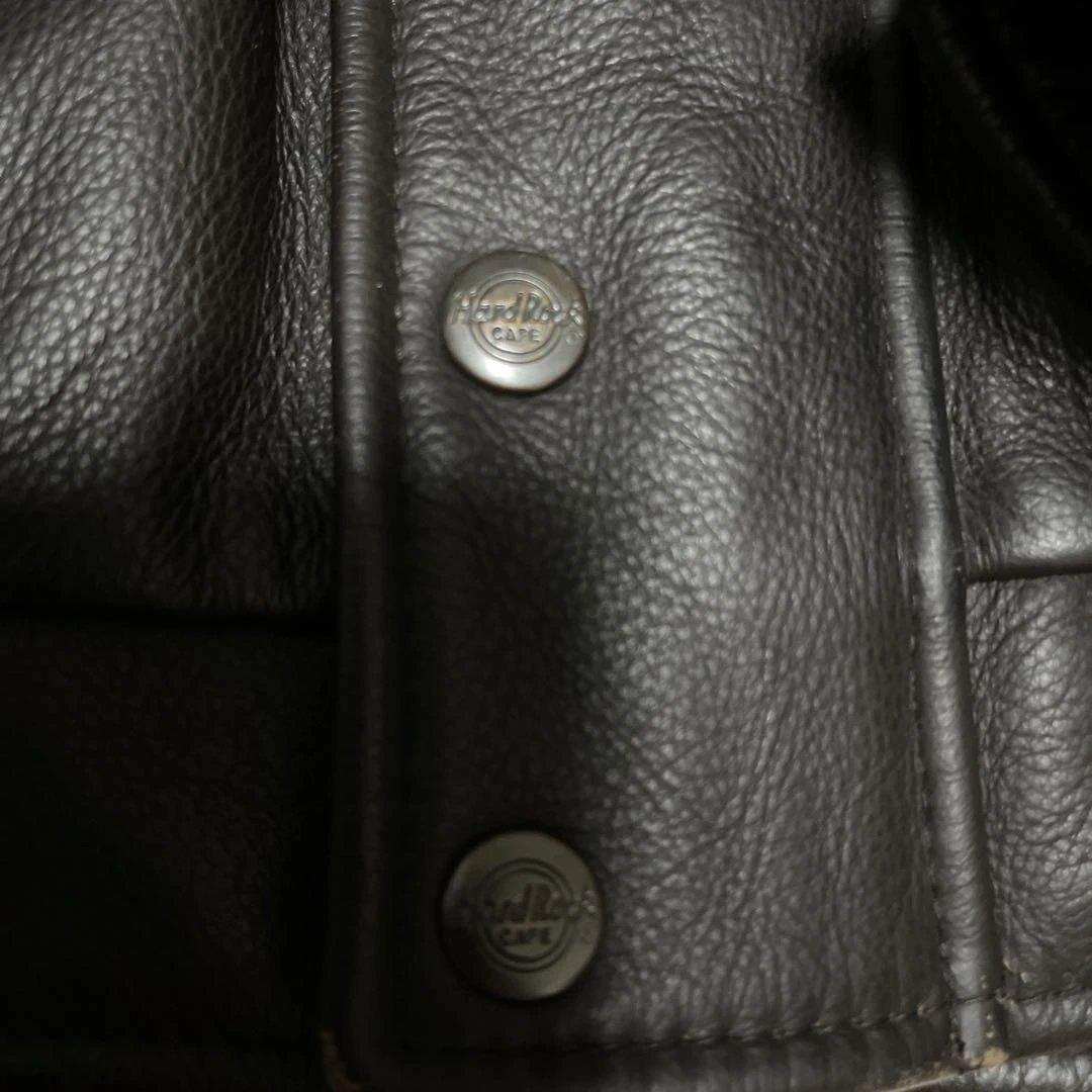 Used 90’sHardRockCafe PARISブラウンレザージャケットM