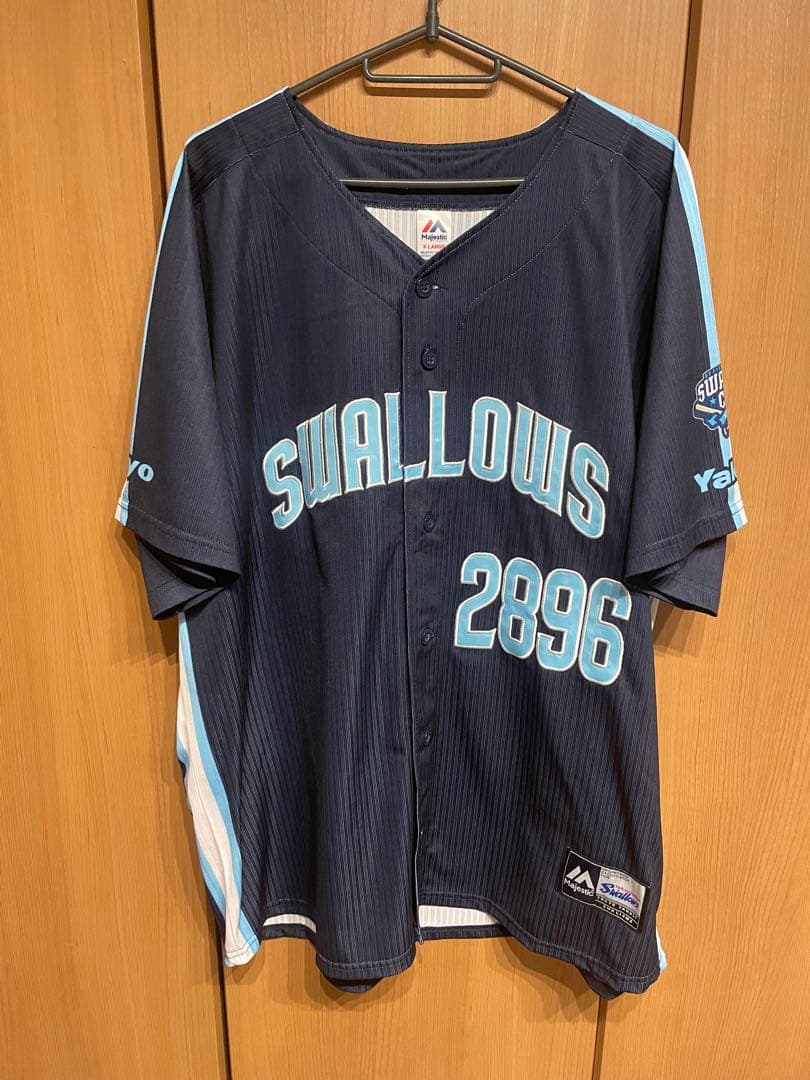 東京ヤクルトスワローズ2025 CREWつば九郎ユニフォーム　刺繍タイプ