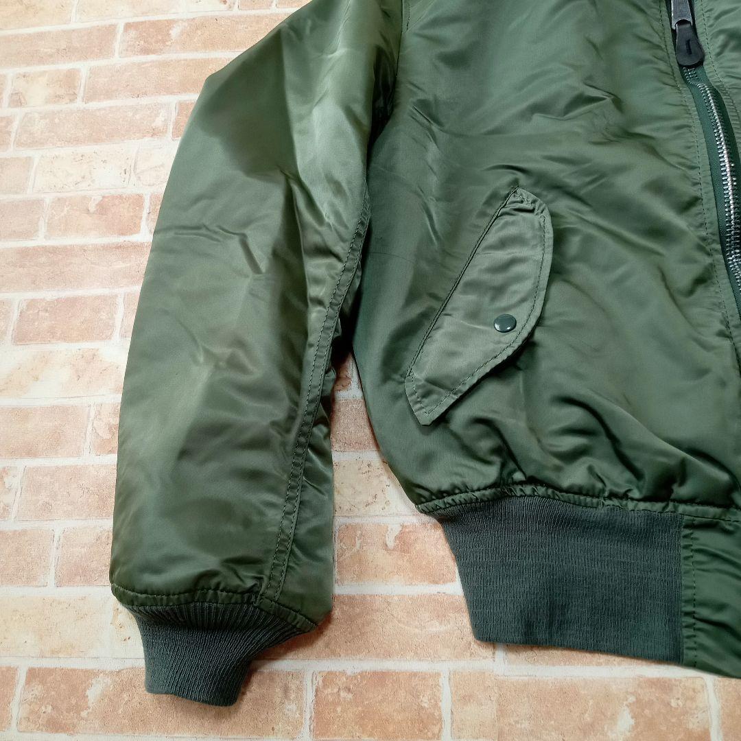 ALPHA INDUSTRIES　フライトジャケット　USA製　MA-1短丈　M