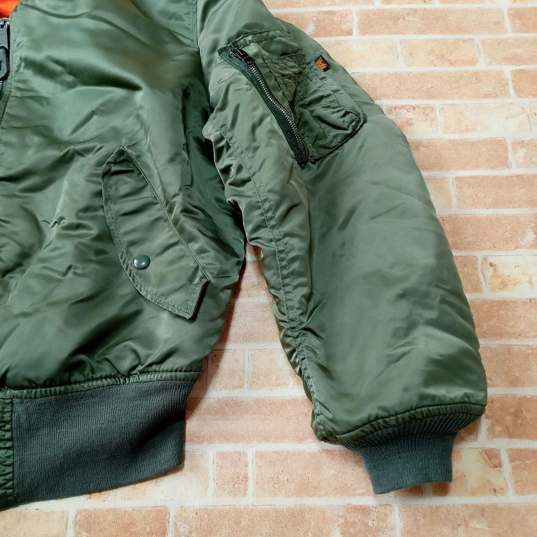 ALPHA INDUSTRIES　フライトジャケット　USA製　MA-1短丈　M