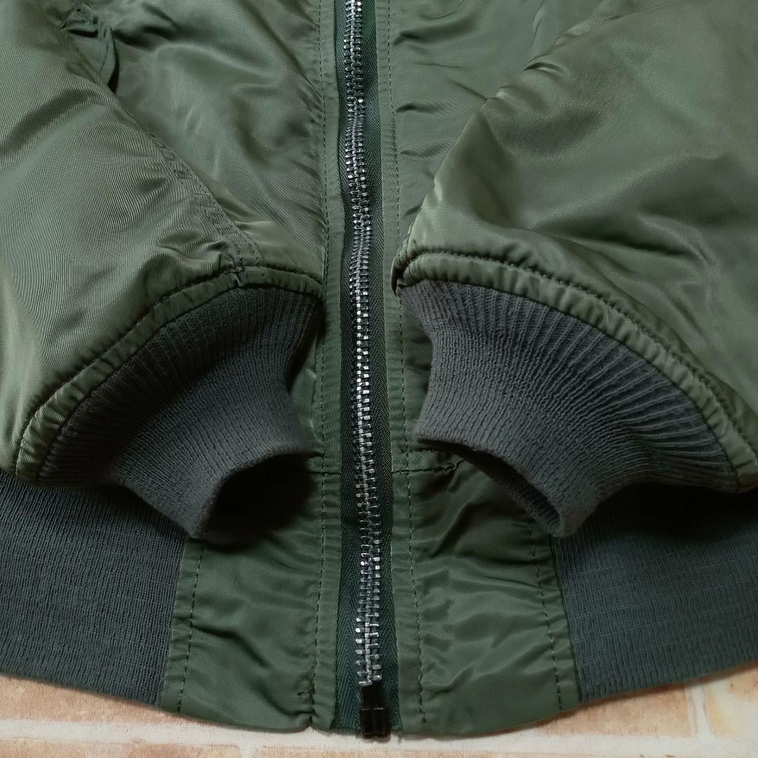 ALPHA INDUSTRIES　フライトジャケット　USA製　MA-1短丈　M