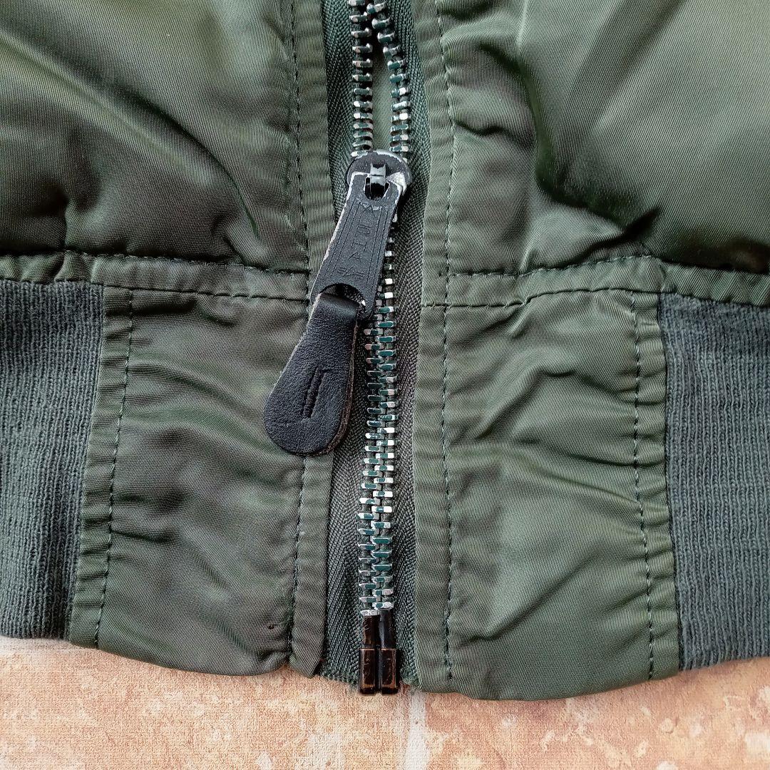 ALPHA INDUSTRIES　フライトジャケット　USA製　MA-1短丈　M