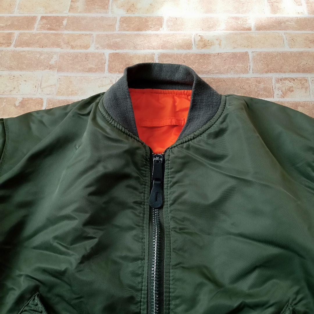 ALPHA INDUSTRIES　フライトジャケット　USA製　MA-1短丈　M