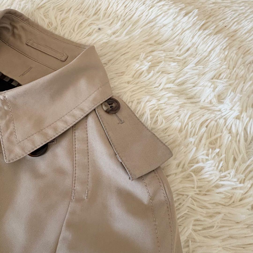 アクアスキュータム　トレンチコート　ウールライナー付　2way ベルト　サイズ8