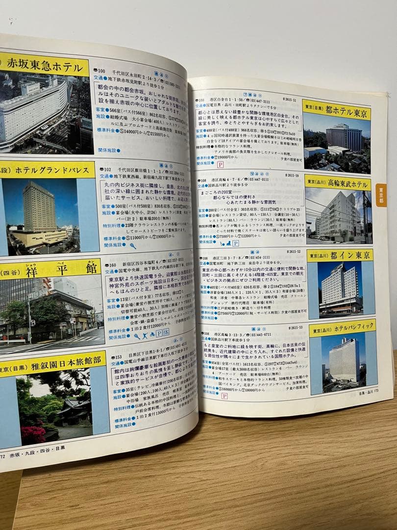 希少　全国旅館ホテルガイド　昭和60年 近畿日本ツーリスト　677ページ以上