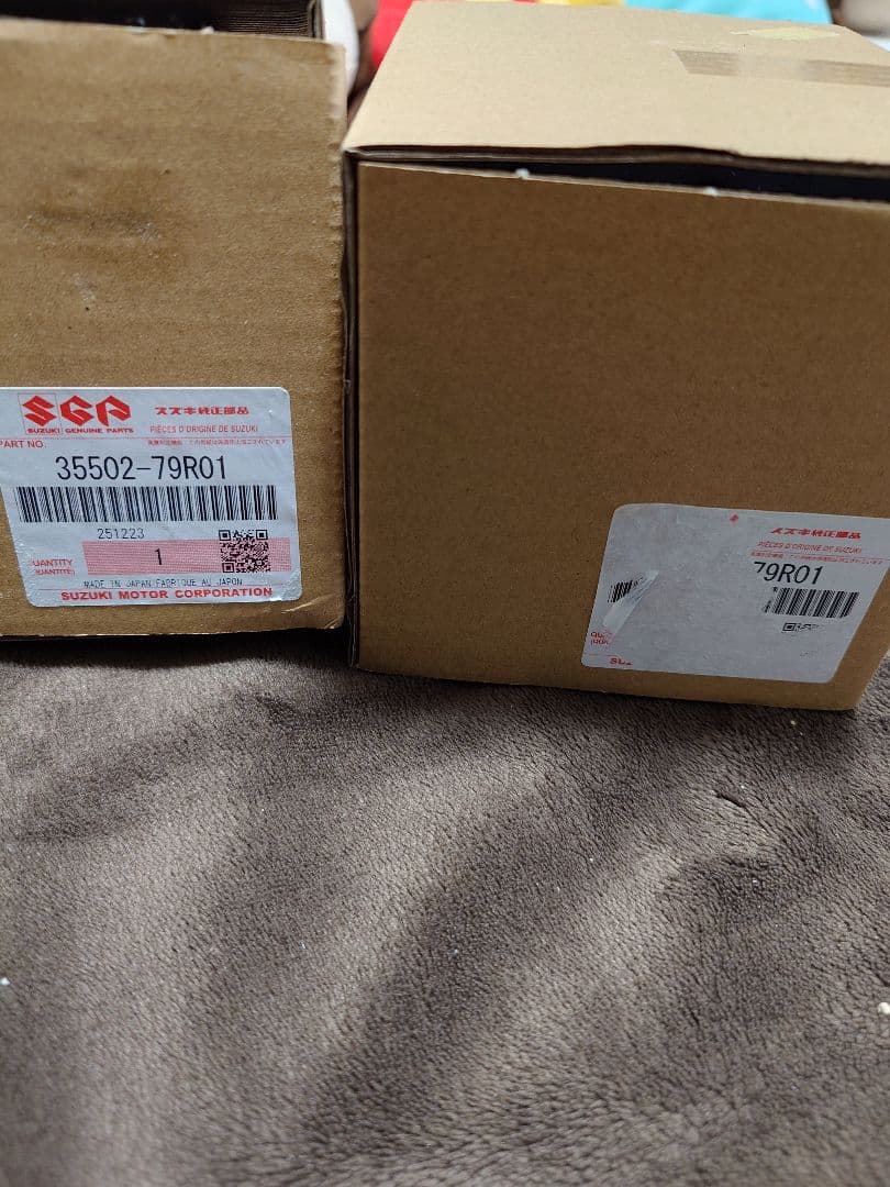 新品 未使用 スズキ 左右純正LEDフォグランプ mk53s
