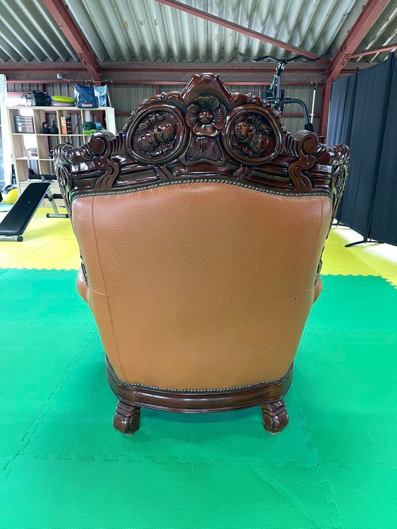 【お引き渡し限定】最後の1点！アンティーク シングルソファー 西洋 ヴィンテージ