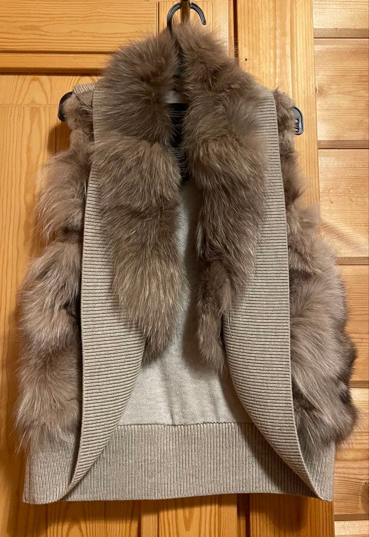 DOUBLE STANDARD CLOTH ファーニットベスト