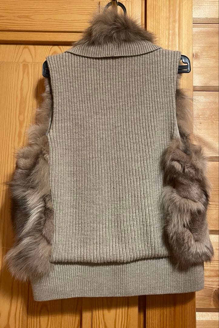 DOUBLE STANDARD CLOTH ファーニットベスト