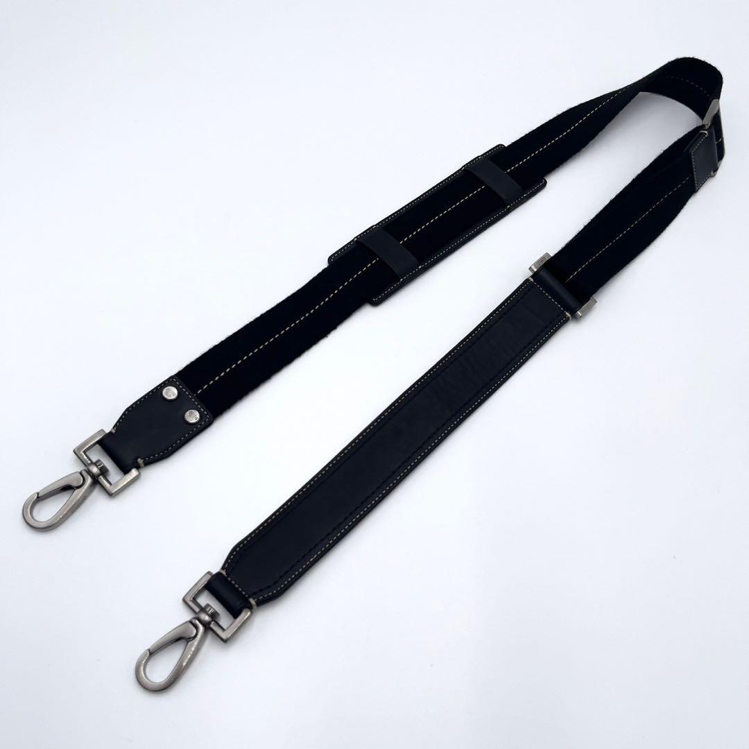 COACH コーチ ボストンバッグ 2way 大容量 ナイロン レザー 黒