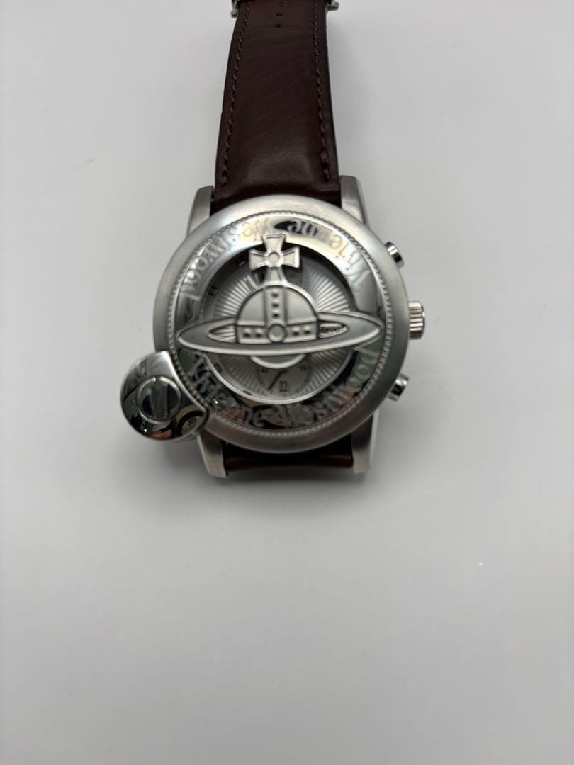 【ヴィヴィアン・ウエストウッド 時計】CAGE’ORB クロノグラフ ☆極美品