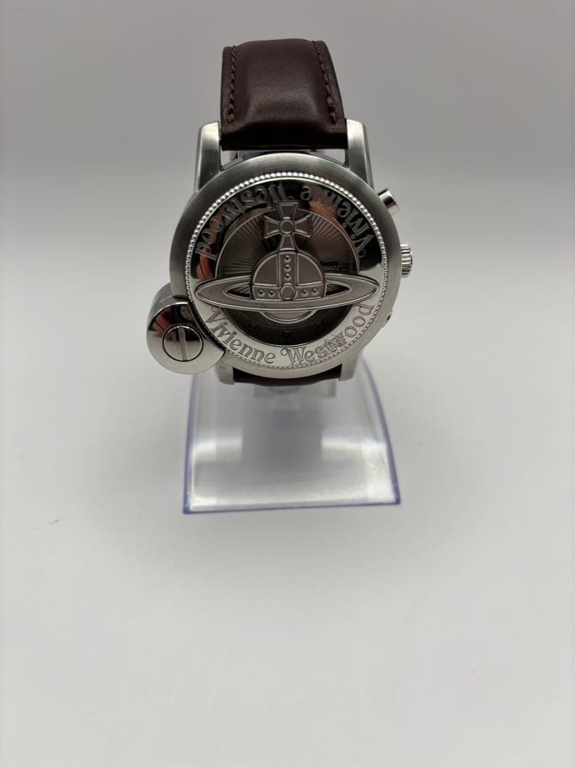 【ヴィヴィアン・ウエストウッド 時計】CAGE’ORB クロノグラフ ☆極美品