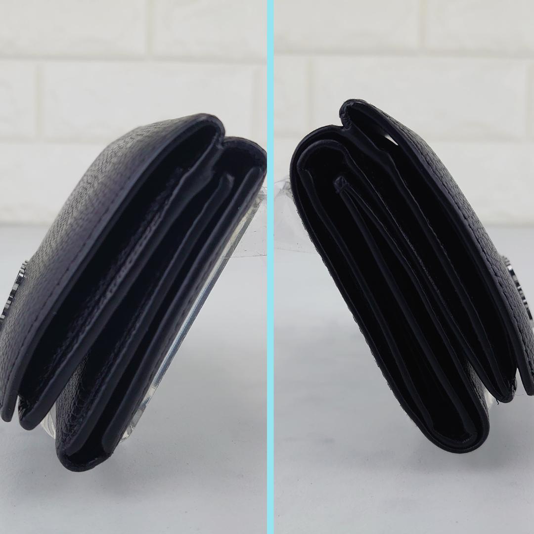 【ちょこ様用】ロエベ　Wホック　三つ折り財布（箱・内袋付き）　1202