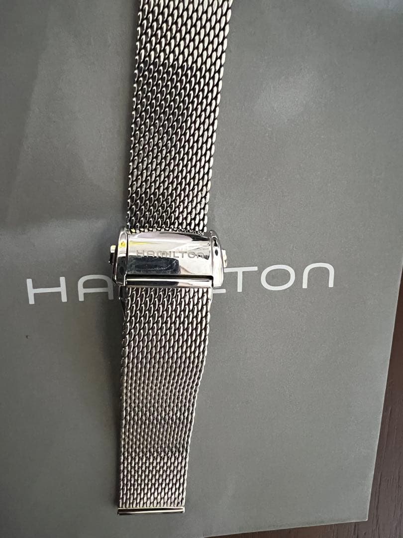 HAMILTON ミラネーゼブレス メッシュ金属ベルト