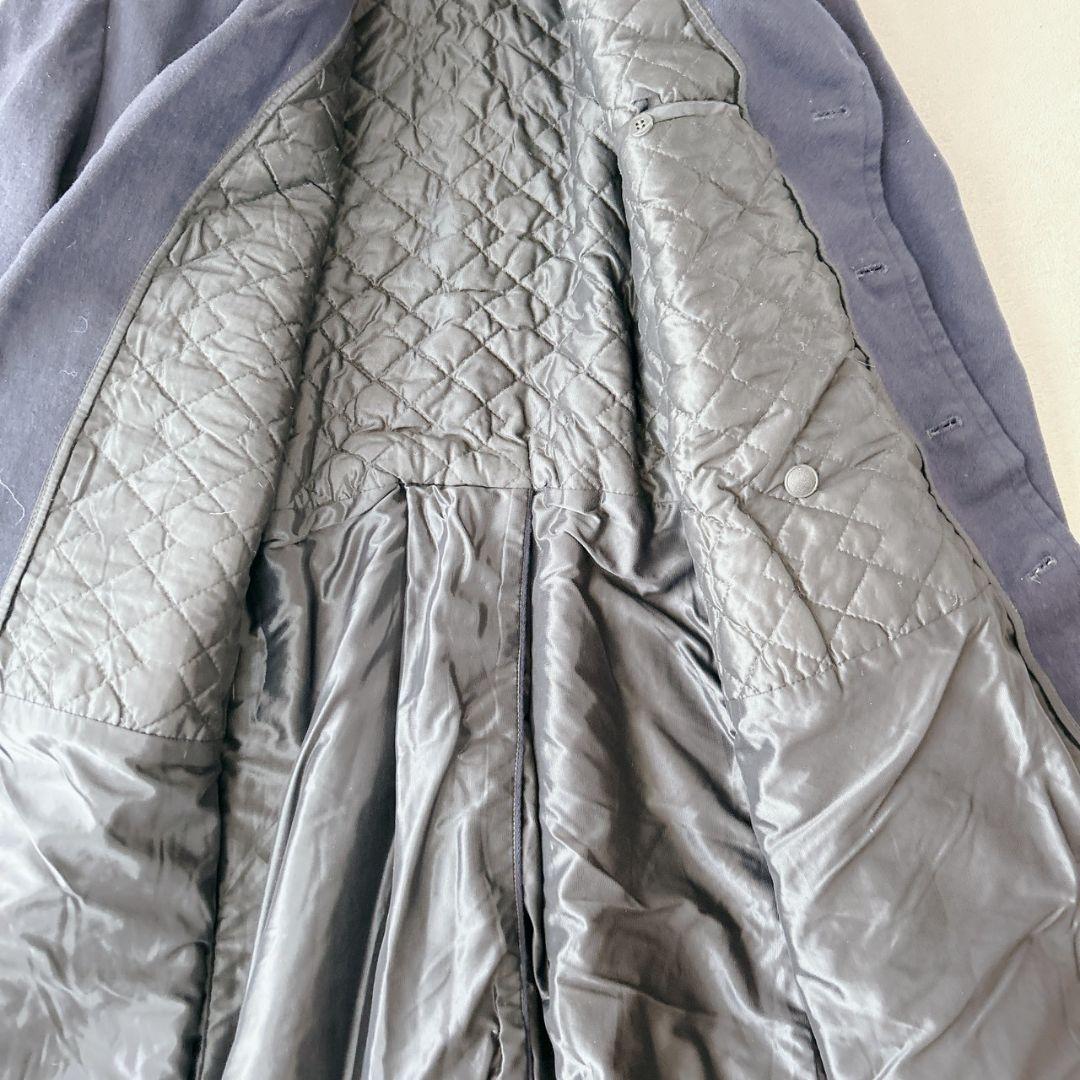 ドイツ軍 ロングコート トレンチコート ナポレオン 金ボタン ミリタリー 中綿