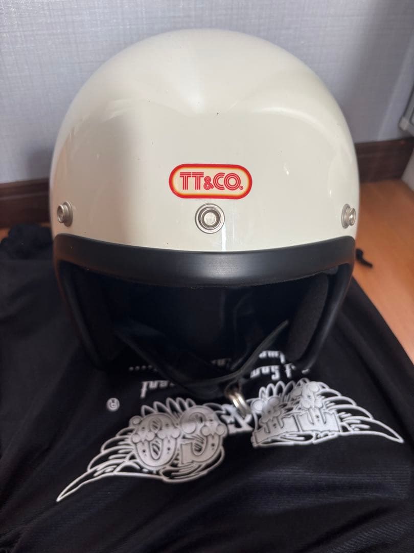 TT&CO. ジェットヘルメット アイボリー