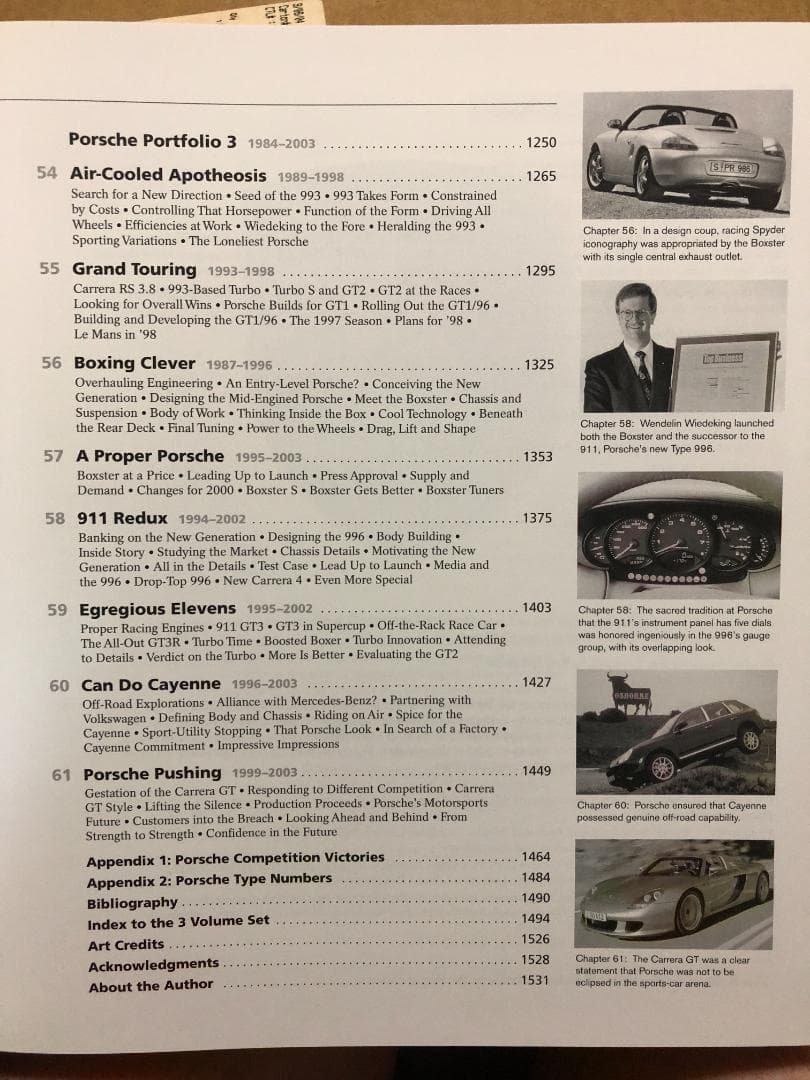 Porsche: Excellence Was Expected　2003年