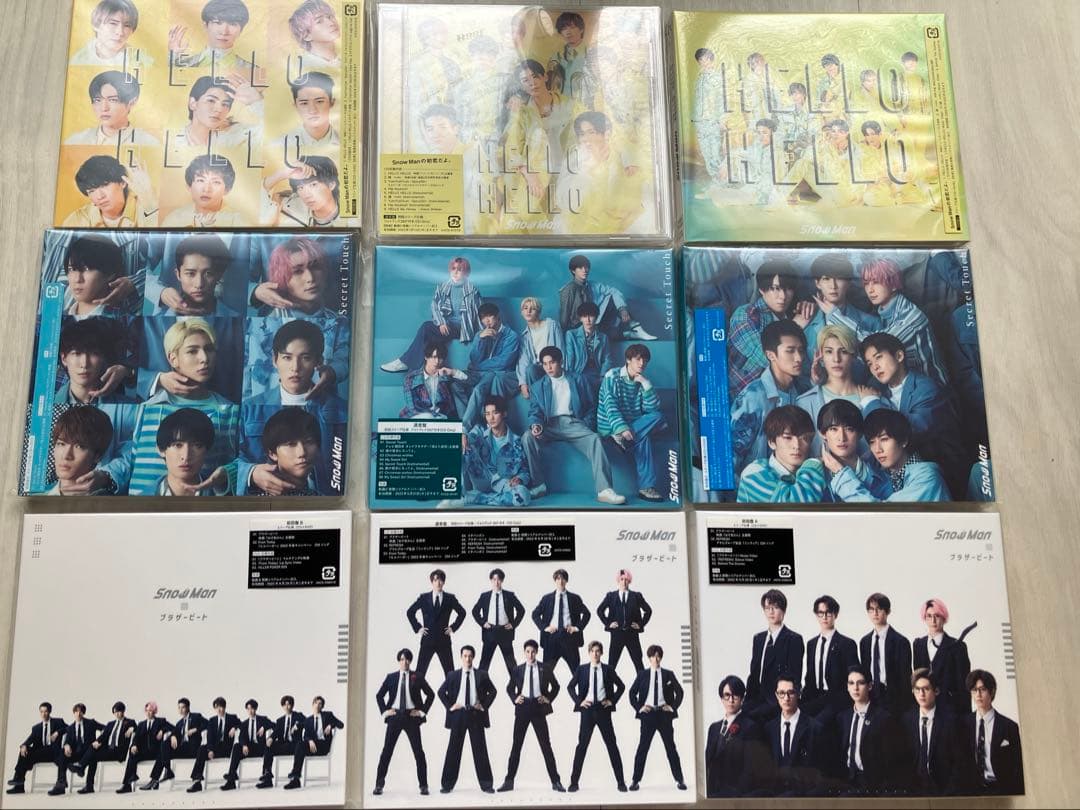 Man　CD　シングル　全形態　コンプリート　セット　33枚　スノーマン