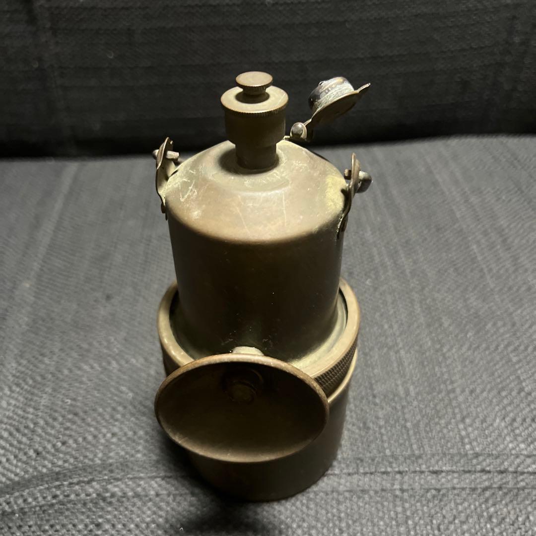 ヴィンテージ カーバイトランプ コロナ アセチレン燈 ライト ランタン 真鍮