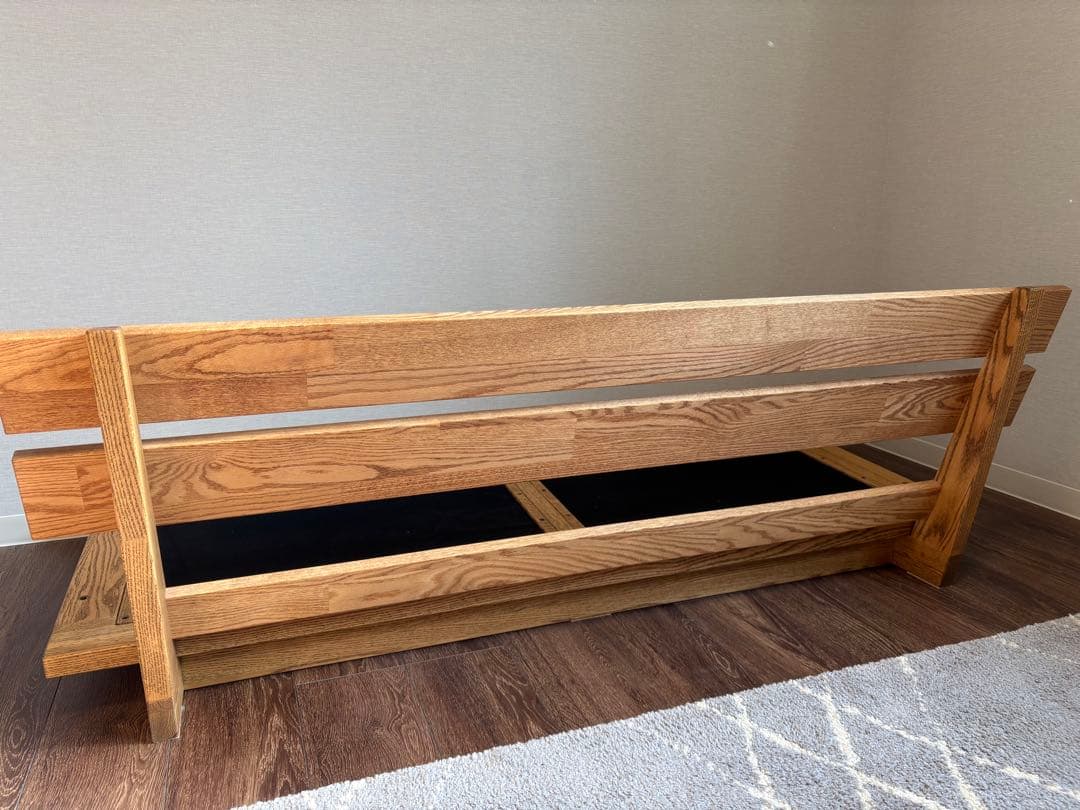 MOMO NATURAL/CLOUD LOW SOFA 2P グレー