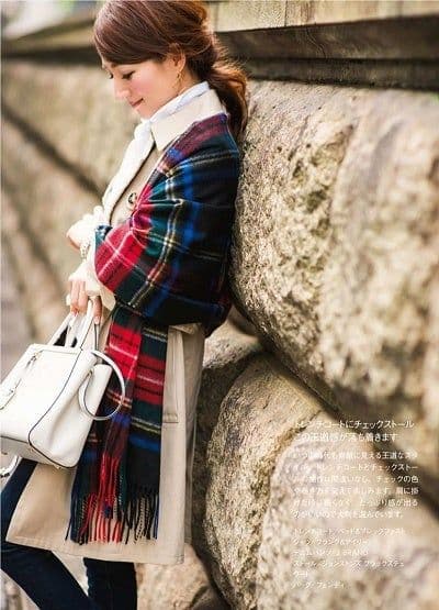 Johnstons of Elgin　カシミア100％大判スカーフ