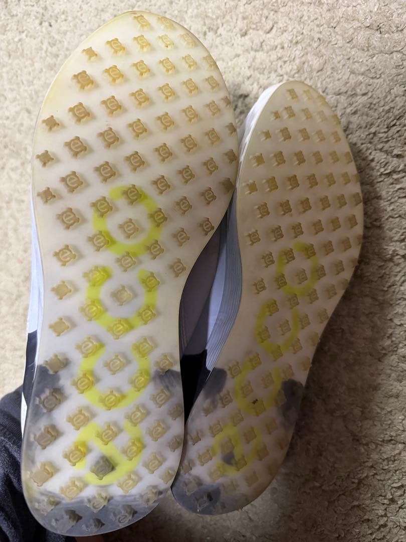 ecco ホワイト ゴルフシューズ