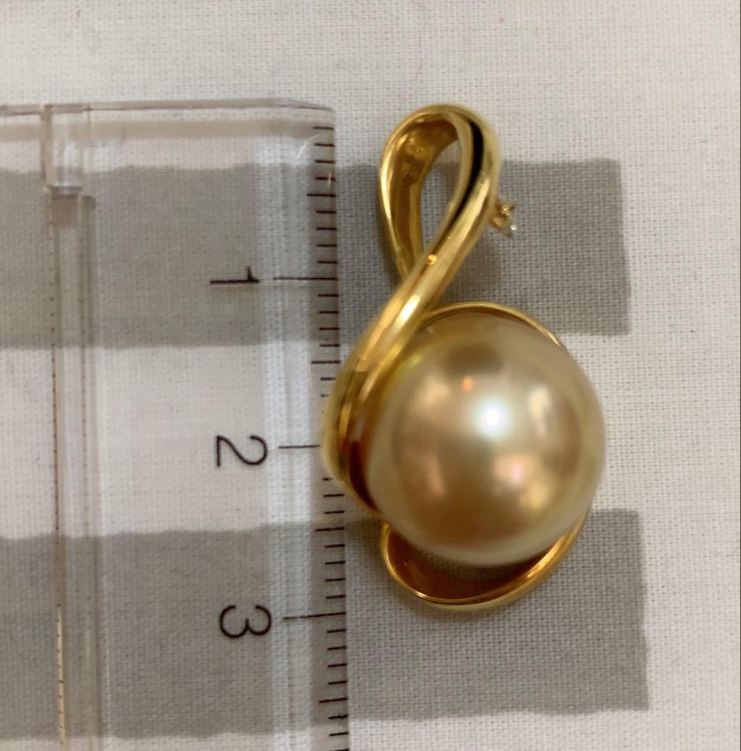 ゴールドパール　k18 ペンダントトップ