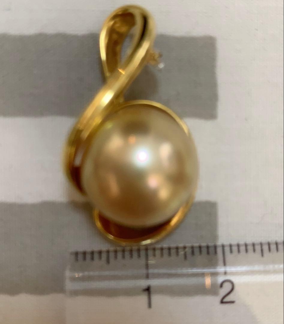 ゴールドパール　k18 ペンダントトップ