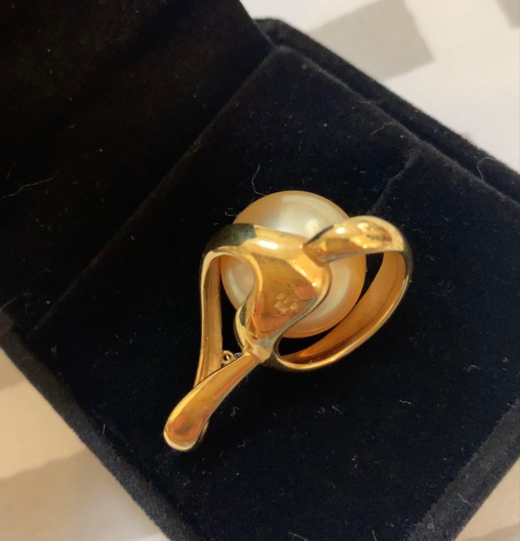 ゴールドパール　k18 ペンダントトップ