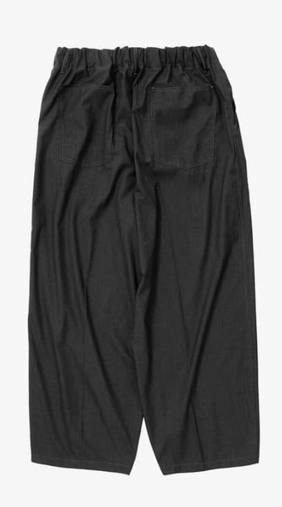 パンツ Sillage circular pants anthracite