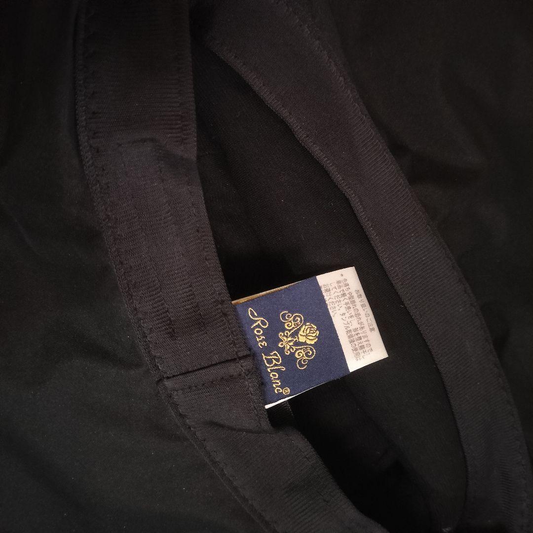 芦屋ロサブラン　ワイドブリムハット ブラック