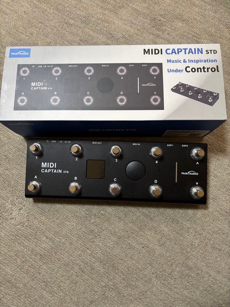 Paint audio midi captain　midiフットスイッチ