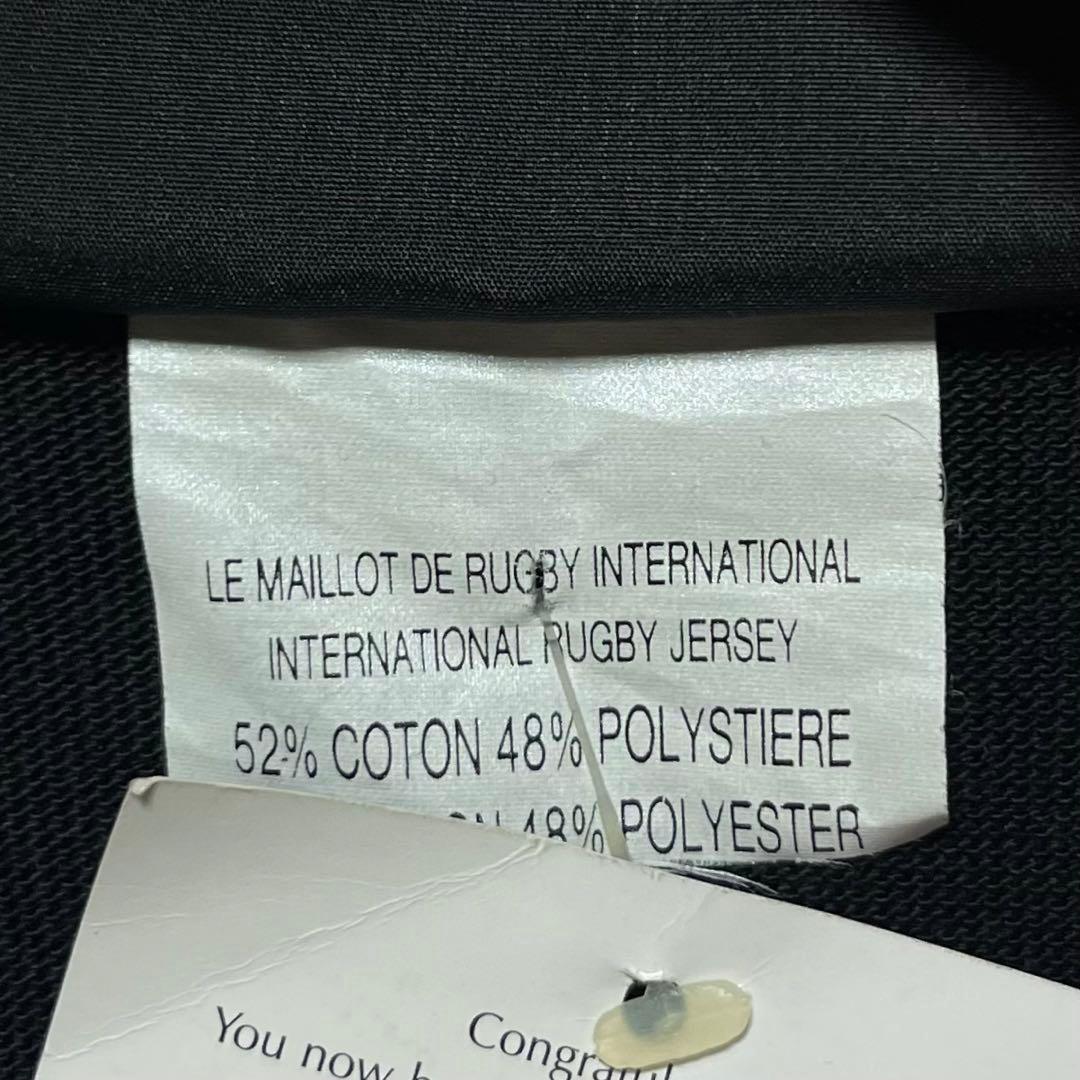 90's カンタベリー オールブラックス　デッドストック　ラガーシャツ Mサイズ