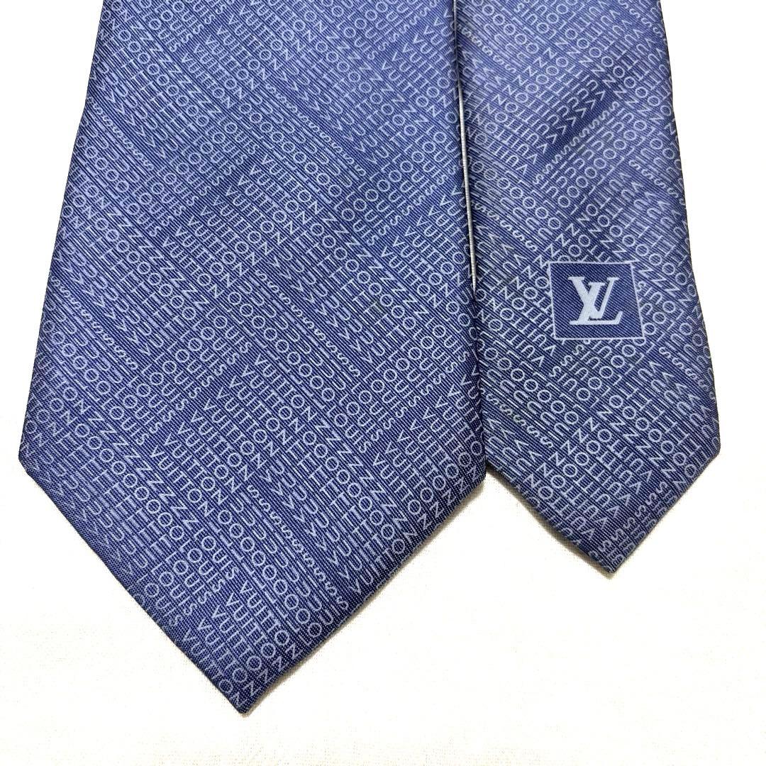 LOUIS VUITTON ルイヴィトン　ネクタイ　ロゴマニア　良品
