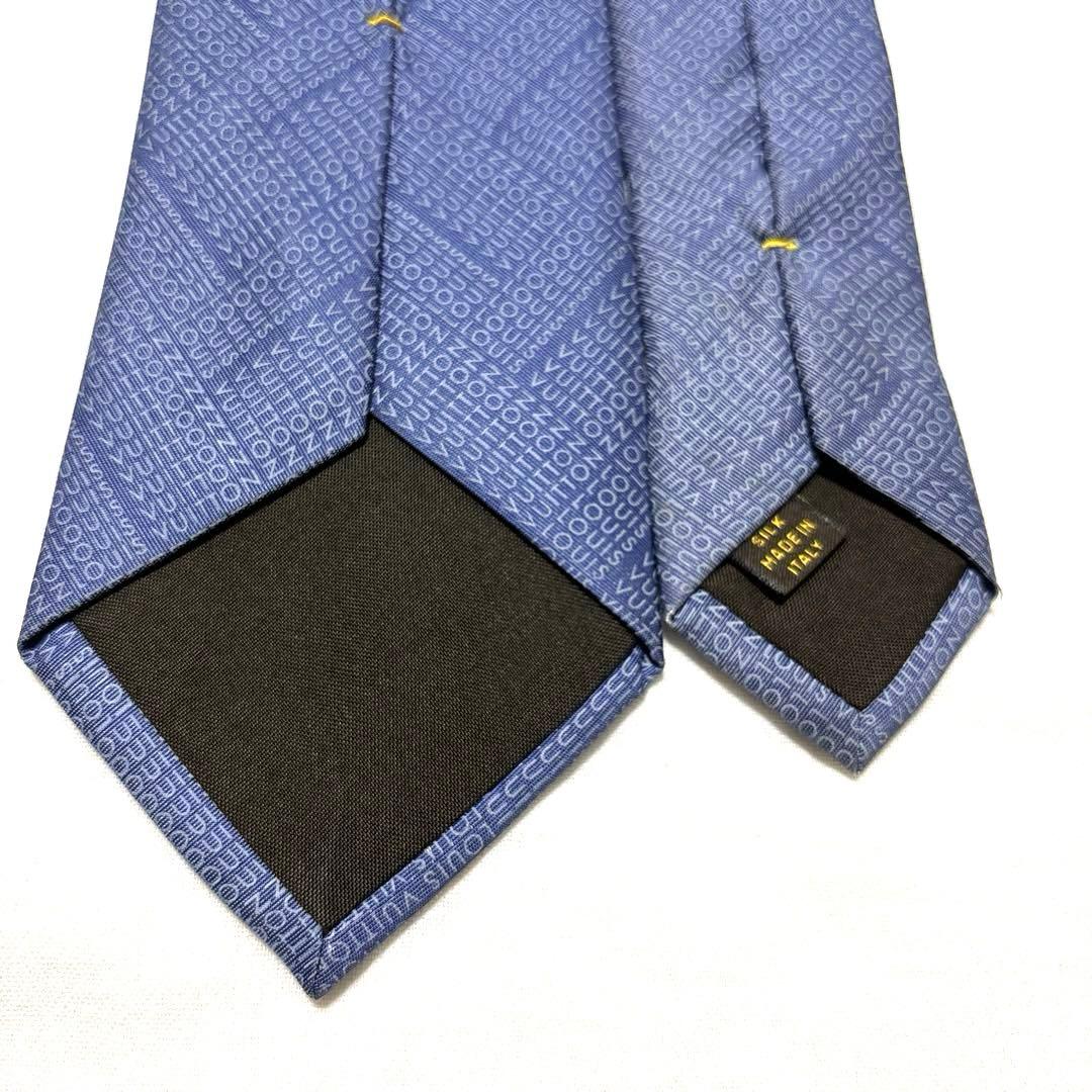 LOUIS VUITTON ルイヴィトン　ネクタイ　ロゴマニア　良品