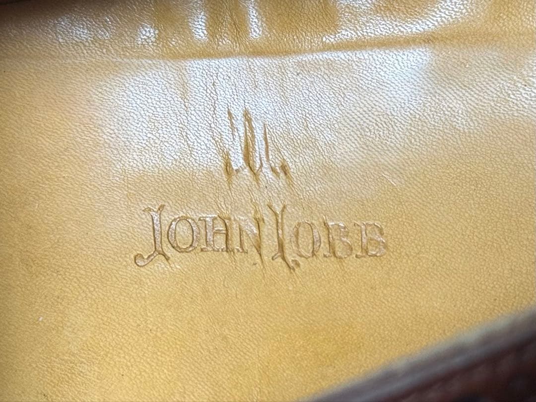 付属品完備　ジョンロブ　ネイダー　5.5EE　チェスナット　8695ラスト