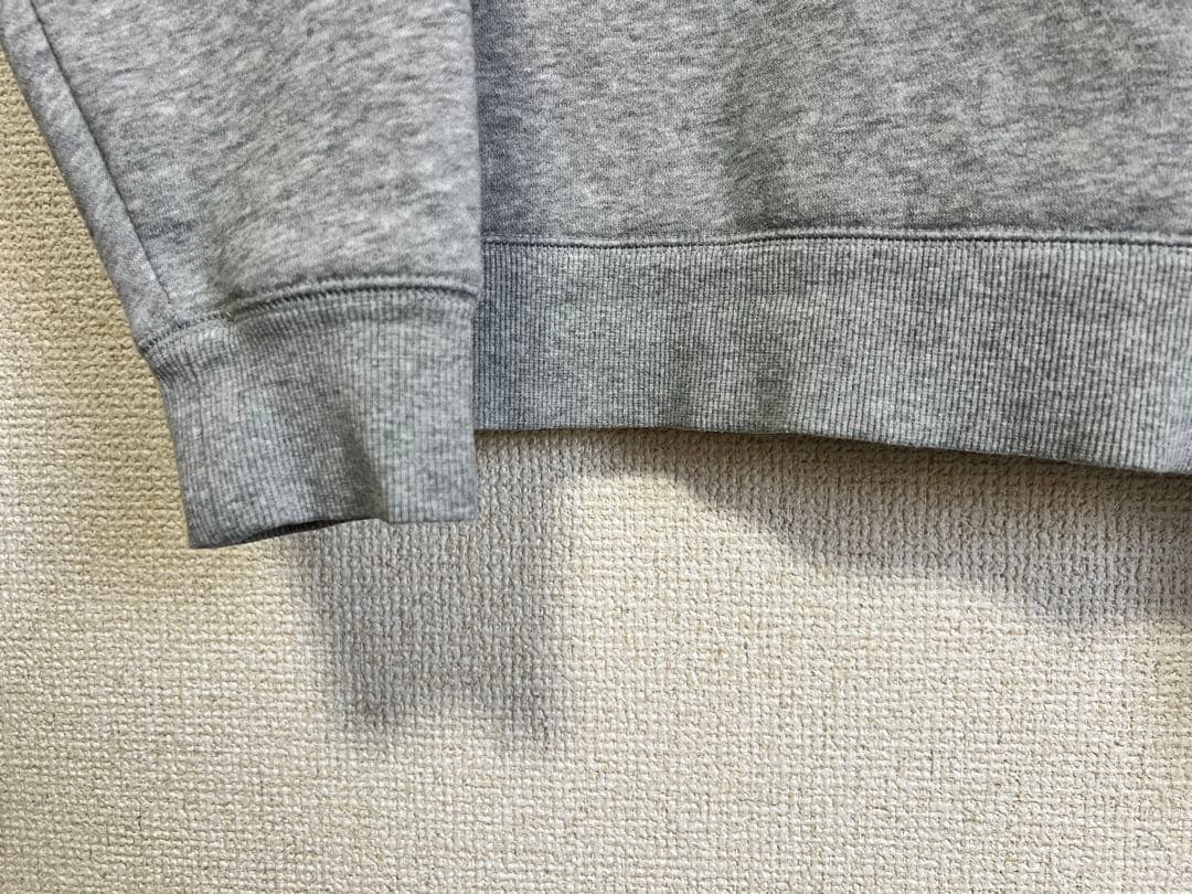 UGG ファーロゴ スウェット グレー ピンク 裏起毛 S