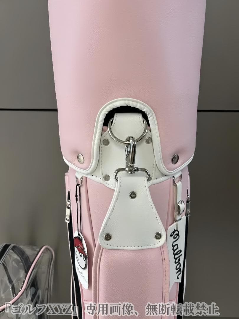 マルボンゴルフ キャディバッグ Malbon Golf　キャスター付きバッグ 桜