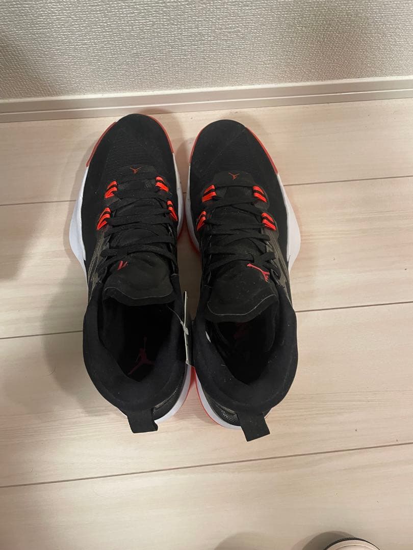 シューズ(男性用) NIKE JORDAN ZION 1 BLACK/WHITE/Crimson