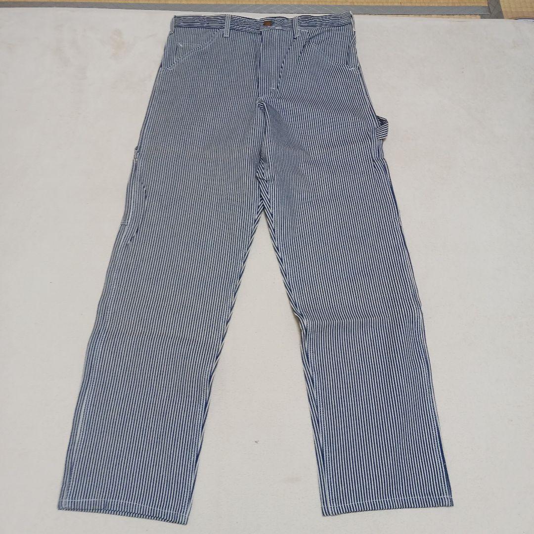 【超美品・新品】SMITH'S ストライプ ワークパンツ W34 L32