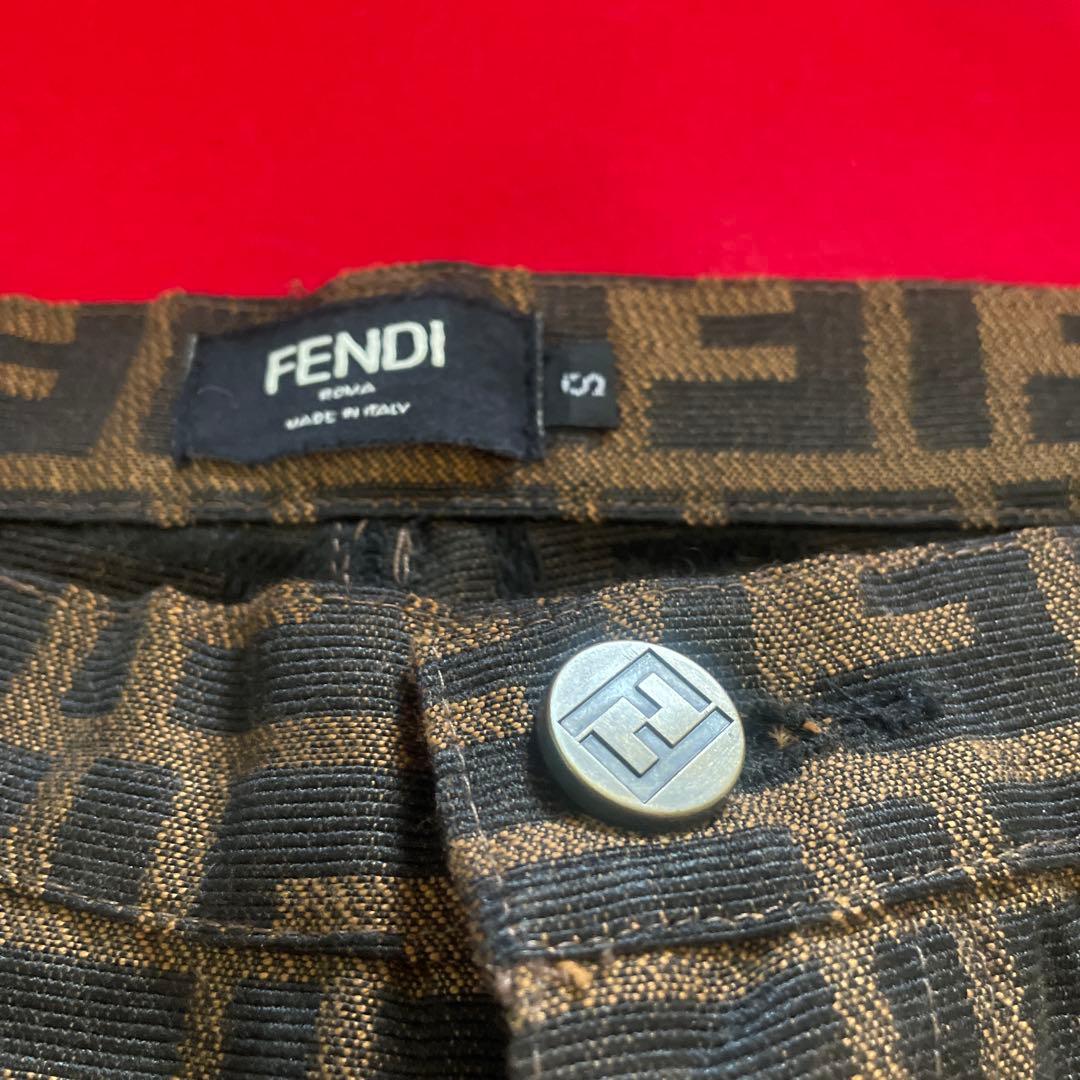 希少 レア フェンディ パンツ FENDI メンズ　レディース　ズッカ柄