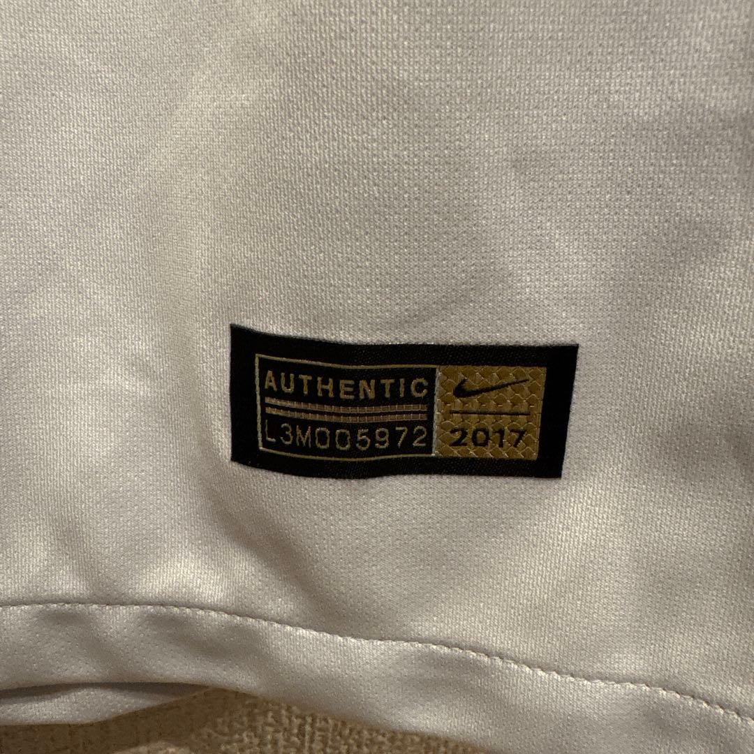 鹿島アントラーズ　2017 オーセンティックユニフォーム　グレー　長袖　L