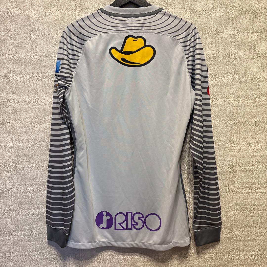 鹿島アントラーズ　2017 オーセンティックユニフォーム　グレー　長袖　L