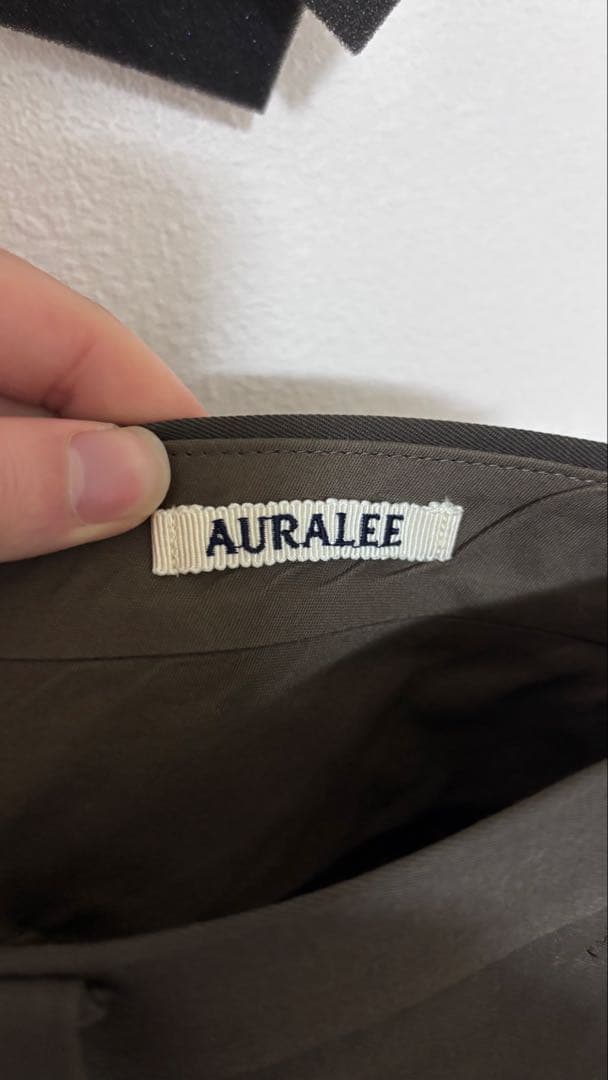 AURALEE ダークグレー スラックス サイズ3