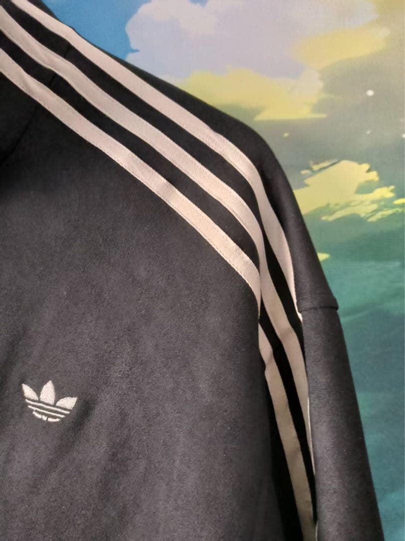 中国限定 アディダス 蛇年トラック スエード ジャケット ブラック M