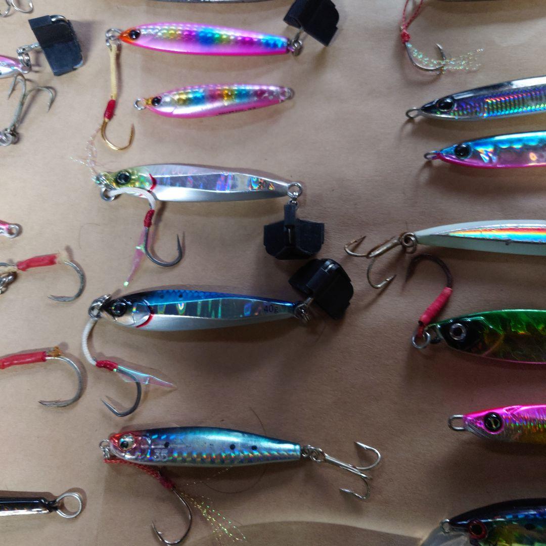 ショアジギングを引退します！メタルジグ、ミノープラグやその他セットで処分！