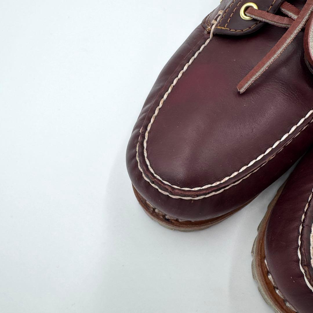 極美品　ティンバーランド　3eye クラシック　バーガンディ　デッキシューズ